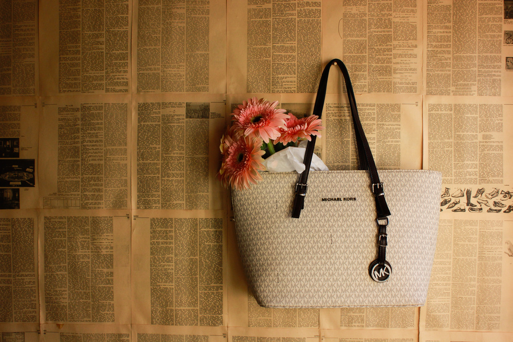 Daisies in a Michael Kors Handbag