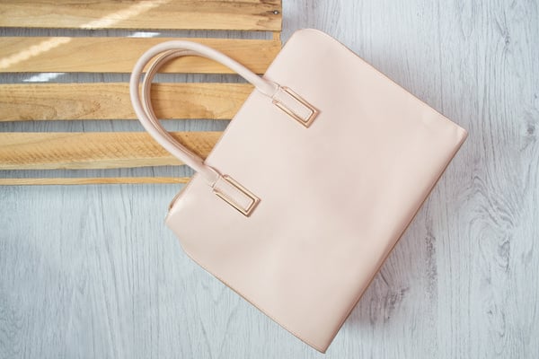 Fashionable Beige Handbag